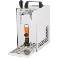Ich-zapfe Zapfanlage, Bierzapfen, Bierzapfanlage, PYGMY 20/K, mit Membranpumpe, 1-leitig Trockenkühlgerät, aus Edelstahl, 25 Liter/h, Green Line
