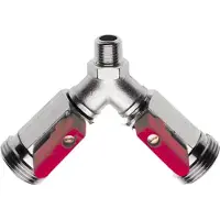 Ich-zapfe Absperrhahn für Druckminderer 2 - leitig