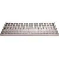 Ich-zapfe Tropfblech, Abtropfblech, Tropfschale - Edelstahl, 600 x 250 x 20 mm