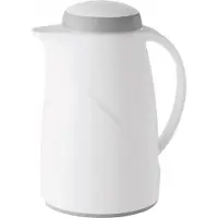Helios Isolierkanne Wave 0.6L Weiss, spülmaschinengeeignet