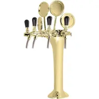 Ich-zapfe Schanksäule, Bierzapfsäule 4-leitig