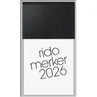 Rido Tagesblock 2026 schwarz