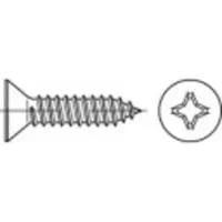 Toolcraft Senkblechschrauben 6.3 mm 60 m