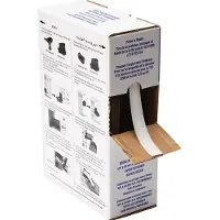 Brady M6C-8-422-TB, Polyester, Weiss, glänzend, 8.00 mm x 15.00 m, permanent, Endlos