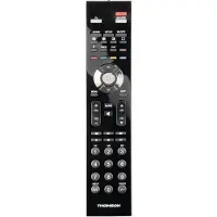Thomson ROC2411, SAT, STB, TV, Drucktasten, Schwarz, Silber