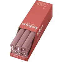Bolsius Stabkerzen Rustik, 23/270 mm, Eschen-Rose, , Brenndauer ca. 13h, 9 Stück pro Verpackung