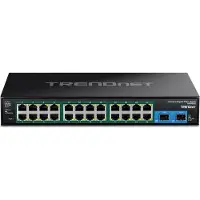 Trendnet 26-Port Hardened Industrial Gigabit Poe Rackmount Switch