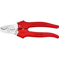 Knipex Kabelschere Länge 165mm Zange verchromt Griffe mit Kunststoff umspritzt SB - 95 05 165 SB