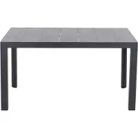 Siena Garden Silva Dining Tisch 140x90 cm – Aluminium (matt anthrazit) & Keramikplatte (wood grey)