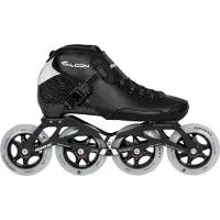 Powerslide FALCON 90 Speed Inline Skates für Racing, für Herren und Damen in schwarz