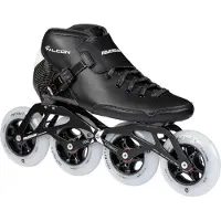 Powerslide FALCON Black 4x100 Speed Inline Skates für Racing, für Herren und Damen in schwarz