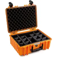 B&W outdoor.case Type 5000 - Hartschalentasche für kardanische Aufhängung - Polypropylen - orange