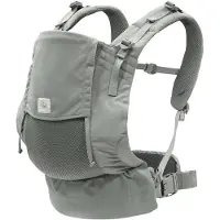 Stokke Limas Mesh, Glacier Green – Atmungsaktive Babytrage aus hochwertigen Stoffen – Sicher für Babys ab 1 Monat/4–15 kg – Inklusive abnehmbarer Tasche für Utensilien
