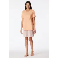 Schiesser Pyjama 181235 Damen Coral Red-Größe 40