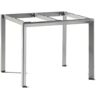 Sieger Tischgestell Aluminium Graphit L 90 cm/B 90 cm
