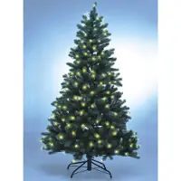 XENOTEC Weihnachtsbaum mit LED-Lichterkette und Standfuss, 150 cm hoch