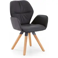 Möbel Kraft Polsterstuhl Chianti , schwarz , Maße (cm): B: 62 H: 90 T: 60.0