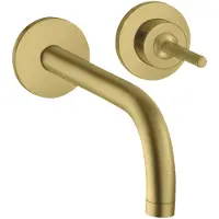 Hansgrohe Fertigmontageset Axor Uno UP-Waschtisch-Einhebelmischer, Pin-Griff, Ros, A 165mm, b br