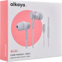 Alkaya Quantum Direct Sound Kabel Headset weiss
