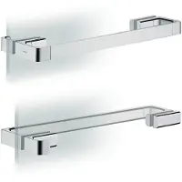 Hansgrohe Duschtürgriff Axor universal 444mm, Edelstahl-Optik