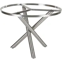 Diamond Garden Tischgestell San Marino 100 x 100 x 73 cm Edelstahl Silber