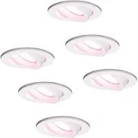 HOFTRONIC™ hoftronicsmart LED Einbaustrahler 6x 5,5W RGBWW GU10 Weiß schwenkbar IP20