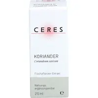 CERES Heilmittel GmbH Ceres Koriander Coriandrum Sativum Extrakt Tropfen 20 ml