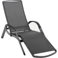 Mwh Elements Relaxliege iron grey klappbar