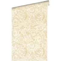 Versace Vliestapete "Wallpaper 5 Floral" abstrakt gemustert leicht glänzend leicht strukturiert Designertapete Tapeten Wohnzimmer Schlafzimmer Küche Flur Design Optik