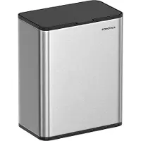 Songmics Küchenabfalleimer LTB810E08, 8 l, zur Aufhängung, silberfarben