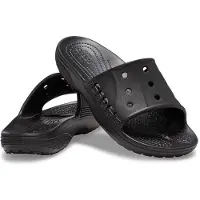 Crocs Baya Slide Uni – Leichte Badelatschen aus Croslite, rutschfest & wasserfest 42-43 EU