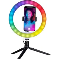 Grundig Selfie Ringlicht Ø25cm 130 LED RGB