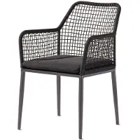 Sieger Malta Dining Sessel Aluminium/Eisengrau