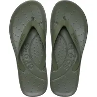 Crocs Freizeitschuhe 210089-309 Classic Flip dunkelgrün Größe