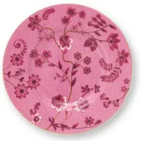 Pip studio Petit Four Teller Jolie Flowers Pink 12cm (Set von 6 Stück)