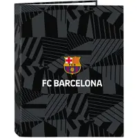 Safta Ringbuch F.C. Barcelona Black Schwarz A4 26.5 x 33 x 4 cm