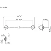 Dornbracht VAIA Badetuchhalter, 83060809