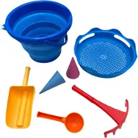 CompactToys Strandeimer Mit Sandkastenspielzeug 7 In 1