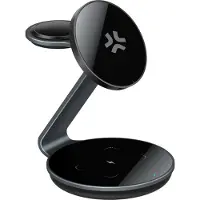 Ginza.se MAGSTAND3IN1EVO 3-in-1-Magnetständer Kabelloses Laden 15 W