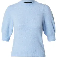 Vero Moda Rundhalspullover "VMDOFFY 2/4 O-NECK PULLOVER GA NOOS" Materialmix, regular fit