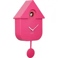 Karlsson - Kuckucksuhr Modern Cuckoo - Rosa - 8.5x21.5x41cm