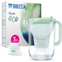 Brita Style Eco Wasserfilterkanne 2.4L Pudergrün + MAXTRA PRO Wasserfilter 1055741