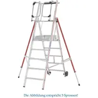 Hymer Plattformleiter ProTect, 8 Sprossen