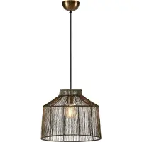 Markslöjd Capanna Pendelleuchte Antique Brass - , Capanna, dimmbar, Bronze / Altmessing, für Wohnzimmer, Metall