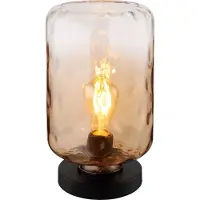 Globo Lighting |Tischleuchte Metall schwarz matt, 1x E27