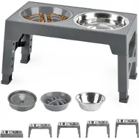 OEM Hundebett - 1 Stahl Aufnahmemöglichkeit - Anti-Schock - Wasserdicht - Verstellbar 5 Höhen - Orthopädisch