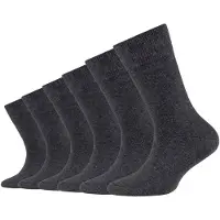 Camano Socken "ca-soft" 6 Paar, mit Komfortbund und gepolsterten Zehen-/Fersenbereich