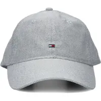 Tommy Hilfiger Herren Kappen Th Flag Oxford 6 Panel Cap - Weiß - Größe ONESIZE