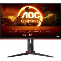 AOC G2 27G2ZN3/BK, 68,6 cm (27"), 1920 x 1080 Pixel, Full HD, LCD, 1 ms, Schwarz, Rot