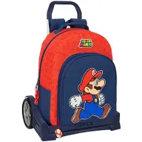 Safta Evolution Trolley Super Mario Trick Rucksack Mit Rollen